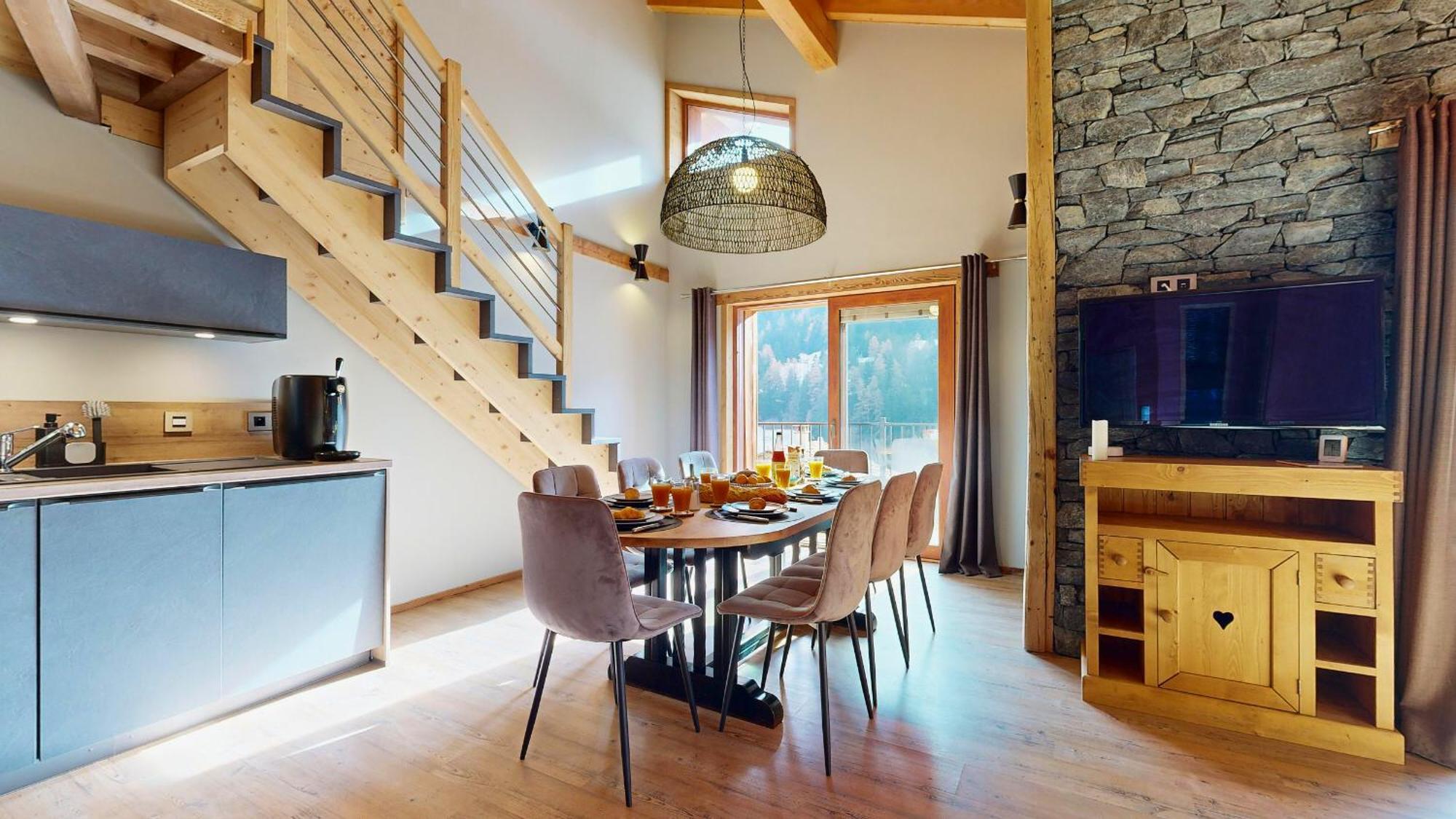 Chalet Grand Croix - Haut Standing - 8, 10 Pers Lanslebourg-Mont-Cenis Exterior photo